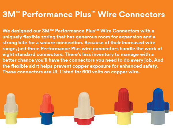 3M Performance Plus Wire Connectors