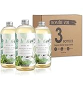 ROMIIE ZOI Eucalyptus & Mint Liquid Hand Soap Refills, Gentle & Moisturizing Formula, Natural Cru...