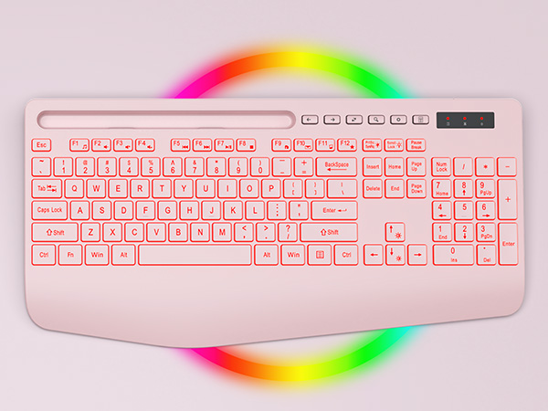 light up keyboard and mouse combo