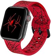 ACESTAR Double Sided Band Compatible with Apple Watch Band 38mm 40mm 41mm, Cute Spider Web Cartoo...