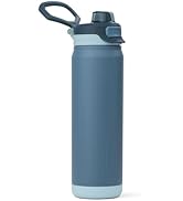 ZULU Powerfill Pro 24oz Stainless Steel Water Bottle with Quick Fill Lid, Triple Walled Vacuum In...