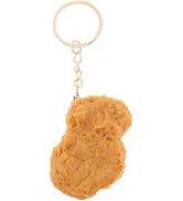 Sluswallow Imitation Food Keychain, Simulation Fried Chicken Keyring, Creative Keychain Accessori...