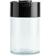 COFFEEVAC Pump It Out Vacuum Sealed Coffee Container 1 lb, Black/Clear | Patented Vacuum Seal Cof...