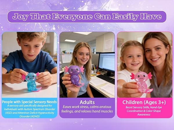 axolotl squishy axolotl stress toy slow rising anxiety relief party favors classroom prizes kids