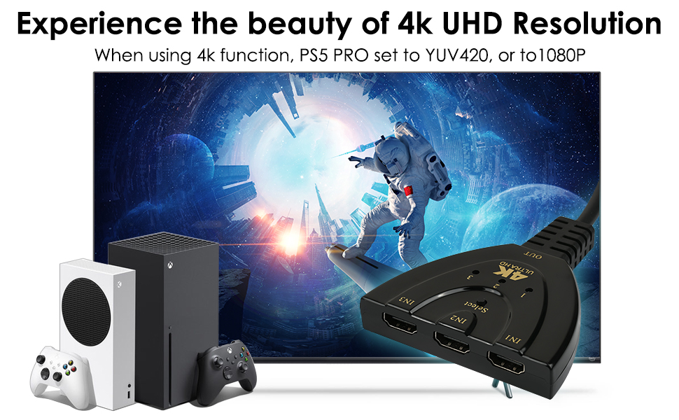 Experience the beauty of 4K UHD Resolution