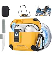 Maxjoy for AirPods 4 Protective Case 2024, AirPods 4th Generation Protective Case with Automatic ...