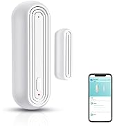 WiFi Door and Window Sensor: Smart Door Alarm Sensor with Free App Alerts and 90db Alarm, Wireles...