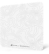 Attack Shark CM05 Contour Glass Gaming Mousepad,Nano-Micro-Etched Texture,Smooth Glass Surface,Hi...