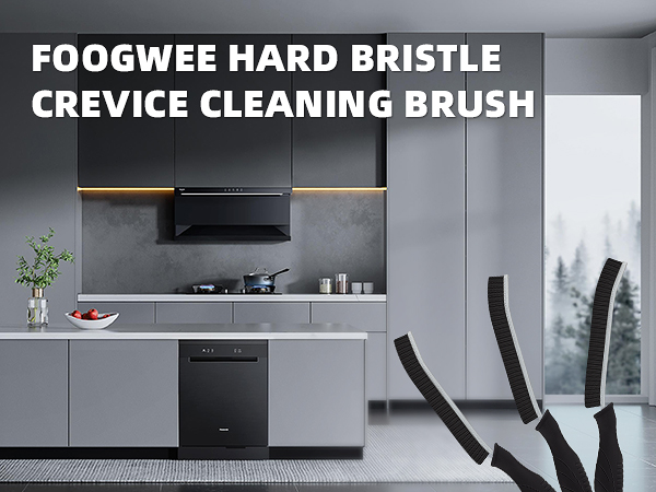 FOOGWEE Hard Bristle Crevice Cleaning Brush