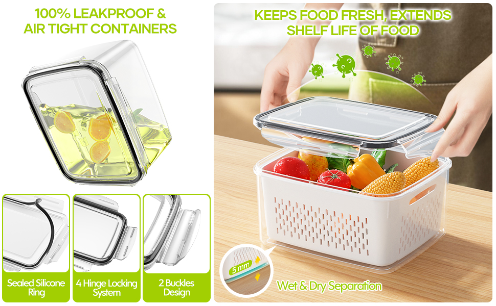 fruit containers for fridge