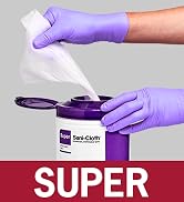Super Sani Cloth Canister, Purple Top Hospital Wipes, Hospital Quality Wipes