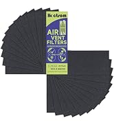 24-Pack Air Vent Filter 4 x 10 Inch Activated Charcoal, Air Vent Floor Heater Carbon Pre-Filter S...