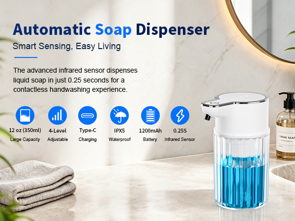 automatic foaming soap dispenser