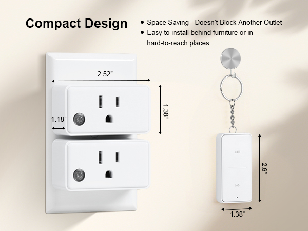 wireless remote control outlet