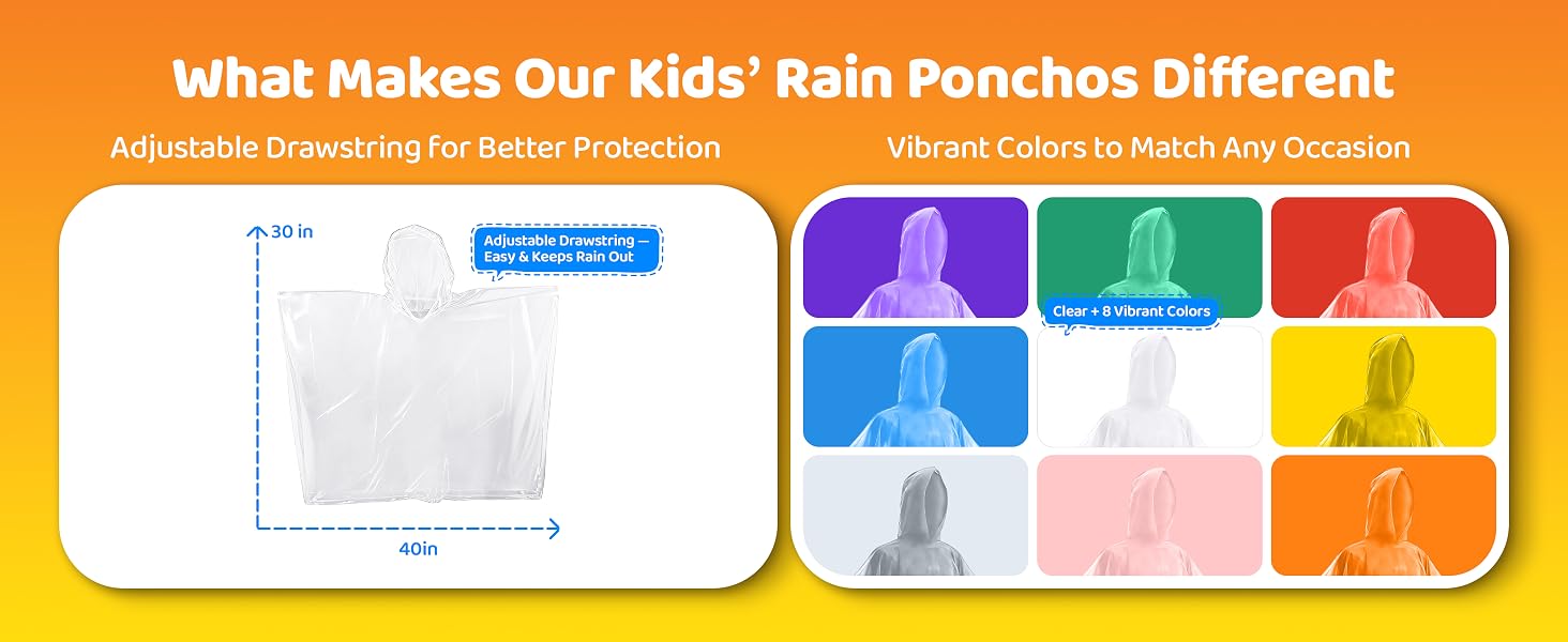 rain poncho disposable