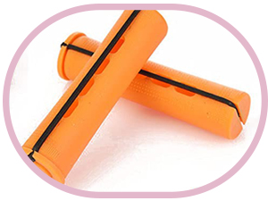 Orange perm rods set cold wave rods Perm Rod Hair Rollers cold wave rods perm rods set for hair