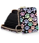Yonlevres Credit Card Holder RFID Wallet, Small Card Holder Wallet for Women with Keychain Zipper...
