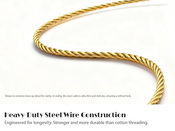 Beaded Steel Cable