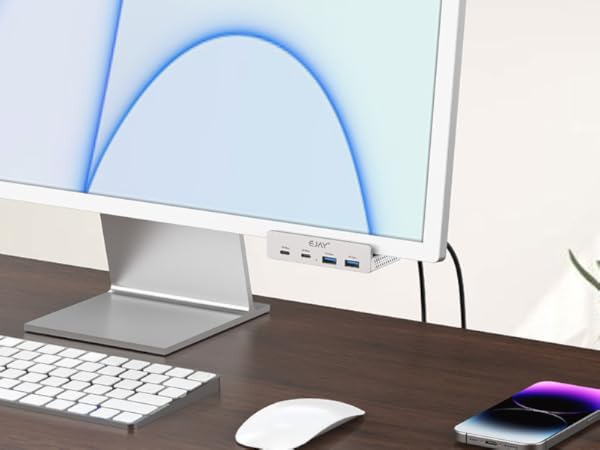 Monitor-Mounted USB Hub