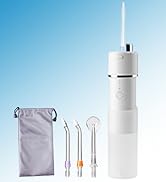 GENKENT Portable Water Flosser Cordless for Teeth Cleaning, Dental Oral Irrigator Telescopic