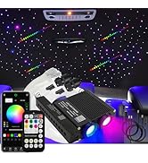 Car Home AKEPO Shooting Star 32W Dual-Head 2 Light Color RGBW Fiber Optic Lights, 920pcs of Mixed...