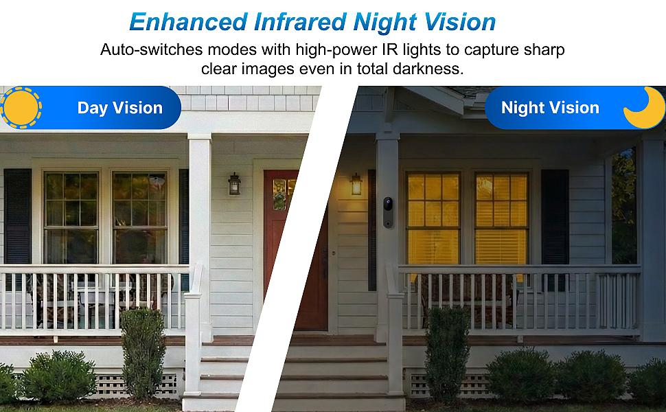 wireless camera doorbell no subscription;nexosora doorbell camera wireless;
