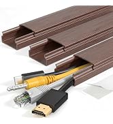 Yecaye TV Cord Hider, 42in Cord Cover, Large Cable Hider, Wire Covers for 4 Cords, Cable Raceway ...