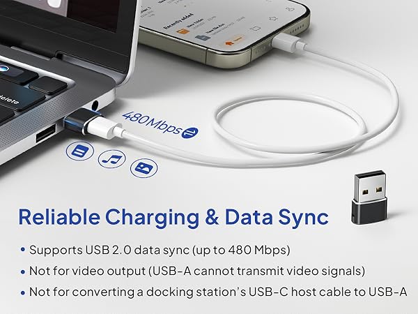 usb to usb c adapter 4 pack