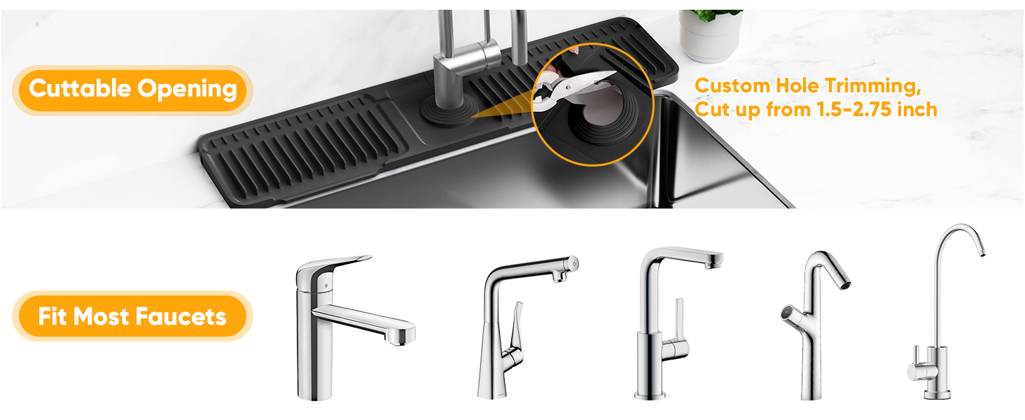 kitchen faucet mat