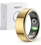 WuzuTech Herz P1 Smart Ring for Women & Men - 24/7 Health Metrics Fitness Ring, Tracks 20+ Biomet...