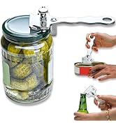 Adjustable Jar Opener Multi-Function Vacuum Can Key Lid & Bottle Cap Opener Tool for Seniors Maso...