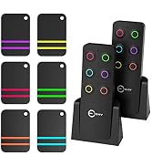 Key Finder, Esky RF Item Locator with 2 Transmitters and 6 Receivers, 100ft Working Range 80dB Lo...