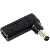 chenyang CY USB 3.1 Type C USB-C to Rectangle DC Plug 5.5mmx2.1mm Adapter PD Emulator Trigger 90 ...