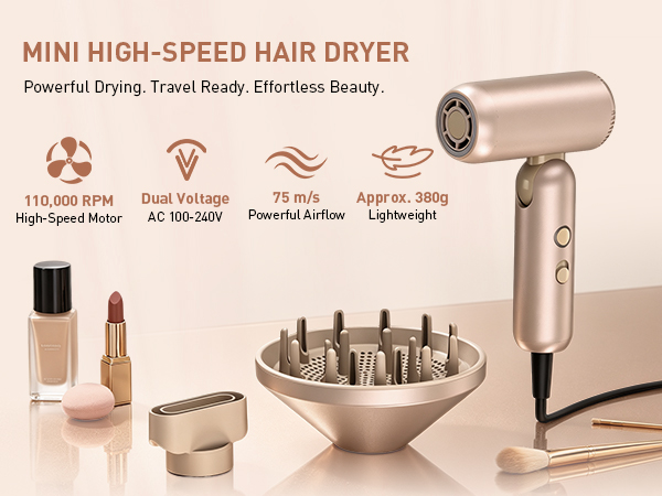 MINI HIGH-SPEED HAIR DRYER