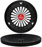 EBIGIC Paper Plate Holders with Snap-In Grooves 10.5 Inch Plastic Paper Plate Holders Reusable Bl...