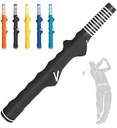 Xinambyh 1 Pcs Right-Hand Golf Training Grip:Club,Rubber Swing Grip Trainer,Golf Accessories for ...
