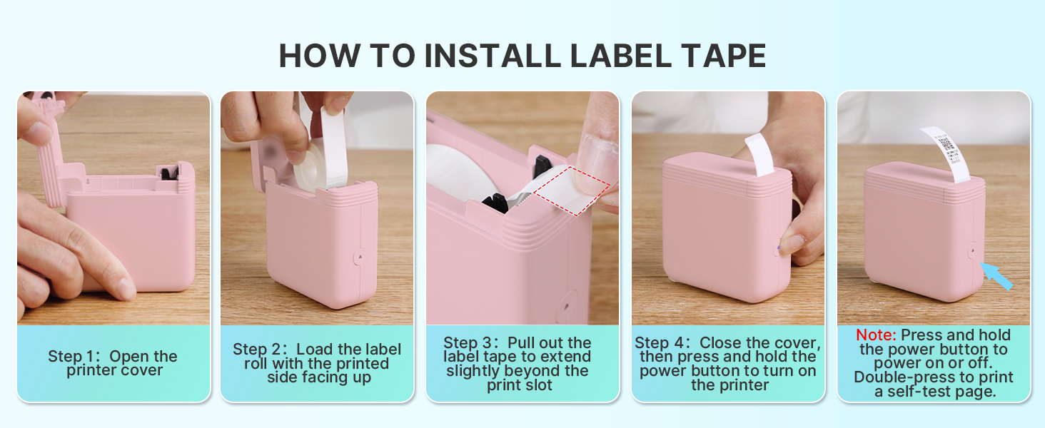 Label Tape Installation