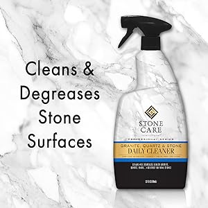 Cleans & Degreases Stone Surfaces