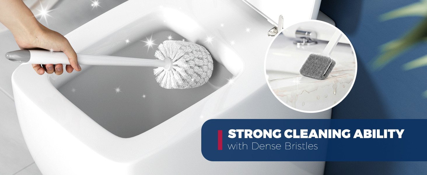 toilet brush and holder set