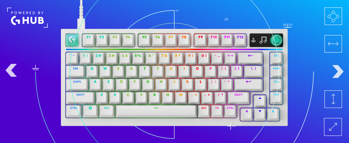 a white keyboard