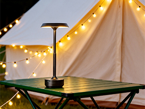 GKKBO Wireless Table Lamp Rechargeable 5000mAh Battery Powered