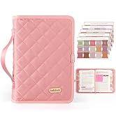 BellaHold Adjustable Bible Cover with 75 Bible Tabs - Bible Cover Case for Women,Waterproof, Wash...