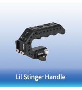 Nitze Quick Release NATO Handle with NATO Rail and Cold Shoe Adapter, Mini Ergonomic Camera Top H...