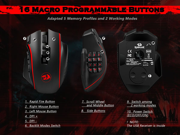 Macro Gaming Mouse
