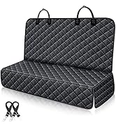 NESTROAD Bench Dog Car Seat Cover for Back Seat,Waterproof Dog Seat Covers,Heavy-Duty and Nonslip...