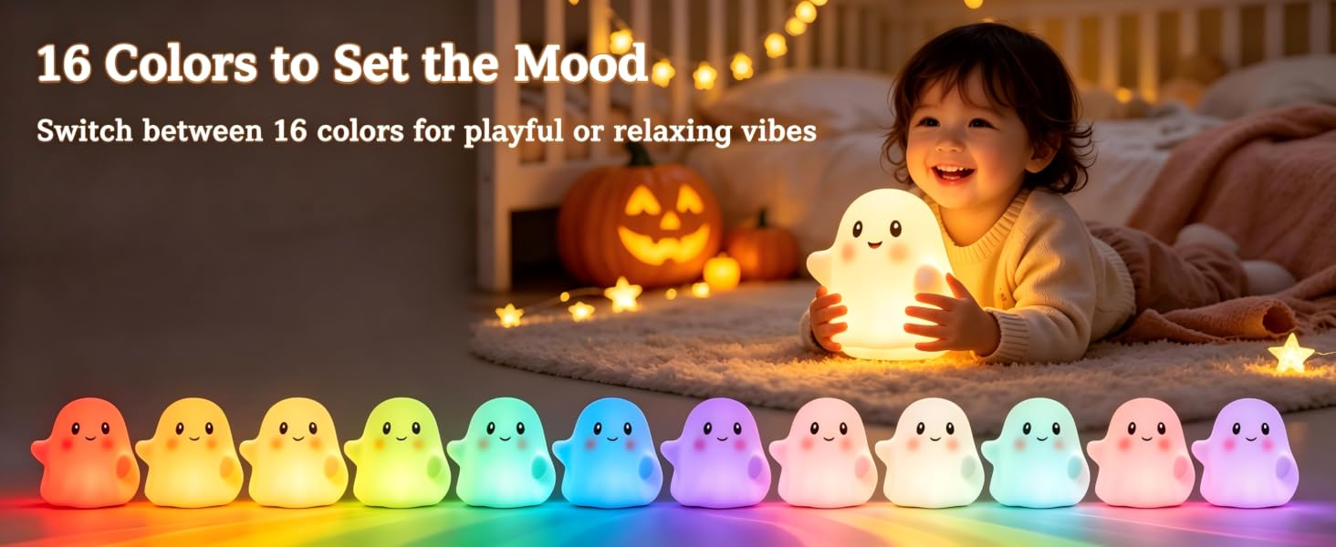 ghost toys,ghost squishy,Anti-Blue Light,Soft Light,BPA-free