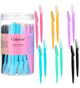 Eyebrow Razor for Women, 110 Pcs Dermaplaning Tool Face Shavers for Women Multipurpose Face Hair ...
