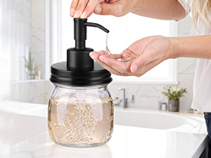 glass lotion soap liquid dispenser