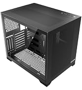 VEVOR Mid-Tower PC Case, Dual Chamber, Gaming Computer Case with Tempered Glass Panels, Magnetic ...