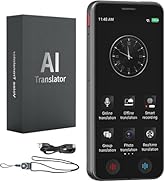 5" AI Language Translator Device,139 Languages Online&Offline, 98% Accuracy 0.2s Instant Voice Te...